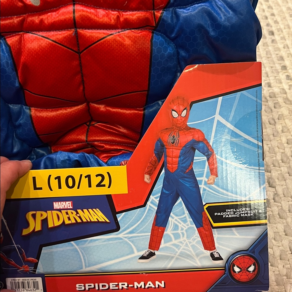 Marvel Spider-Man Official Boys Youth Halloween Costume Boys Size Large 10/12 - Picture 5 of 5